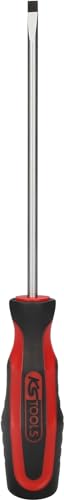 Slotted Screwdriver 5,5x150 mm S2 Lace Brà ¼ NIERT 2 K Grip Handle on Hanger - Black