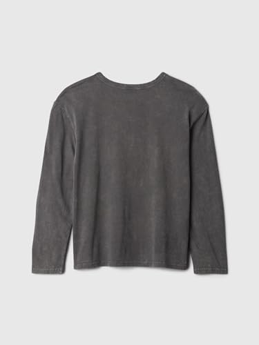 GAP Boys' Long Sleeve Washed Henley2