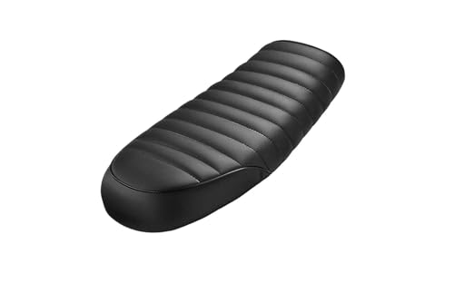 Asiento de motocicleta universal plano retro de estilo vintage café racer para pasajero trasero