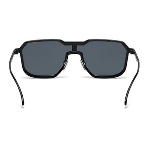Image of Dervin UV Protected One Piece Designer Punk Style Metal Sunglasses for Men and Women