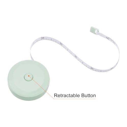 HARFINGTON cinta métrica blanda retráctil 2 pcs 150 cm miniatura 5