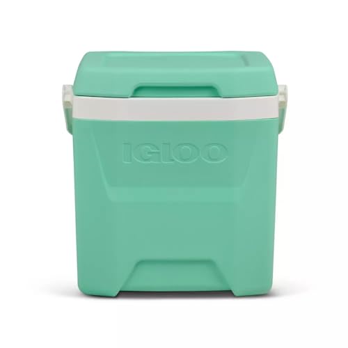 Image of Igloos Cooler Hard-Sided Ice Chest, Insulated Portable Cooler, Heavy-Duty, Leak-Resistant Lid, Lightweight Ergonomic Handle