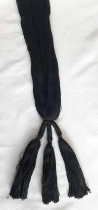 Truck Parandi Car Paranda for Najar Battu Black Paranda for Home Use/Nazar Choti Kala Dhaga Choti Punjabi Paranda Parandi (Black)(Pack of 1)