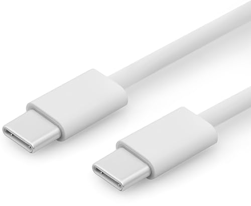 Image of AINE 30W USB-C to USB-C Fast Charging Cable Compatible with Google Pixel 8 8 Pro 7 7 Pro 7a 6a 6 6 Pro 5 - Power Delivery Type-C Cord - White | Original Charging Speed