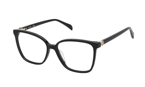 TOUS Women's Square Glasses Frame (Model VTOB97) Made of Cellulose Acetate (Includes Glasses Case)