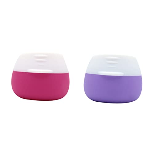 OHPHCALL 2個 クリームボトル ストレージポット 旅行用トイレタリーボトル トラベルローションボトル トラベルトイレタリージャー 化粧品ディスペンサーボトル 化粧品容器 フェイスクリームジャー 化粧品ボトル