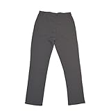 LOSAN PDA Pantalones Elegantes Pierna Recta, Negro , M