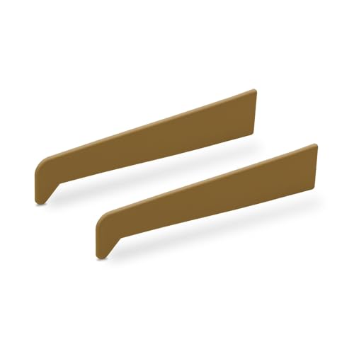 180mm Profile 22 Window Sill End Caps (Pair) - Golden Oak