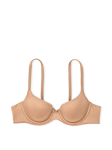 Victoria's Secret Everyday Comfort Demi T Shirt Bra, Moderate Coverage, Bras For Women, Body By Victoria Collection, Beige (36C) #TOP15