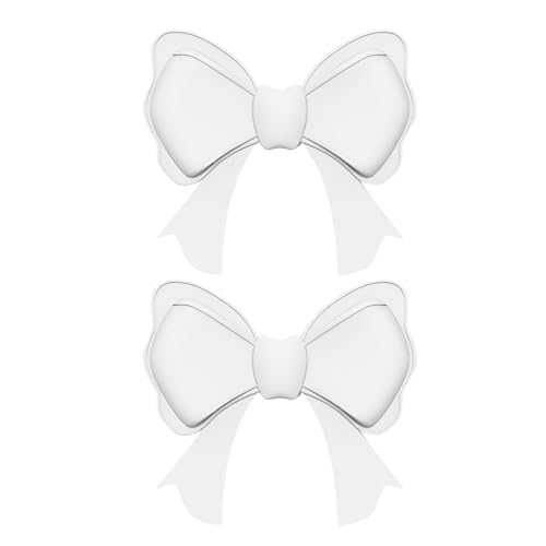 Generisch Accesorios para auriculares,2 Piezas Lindo Soporte Elástico Antideslizante,Arcos de Silicona Decorativos Para Auriculares - Para Mujeres Niñas Adolescentes Estudiantes