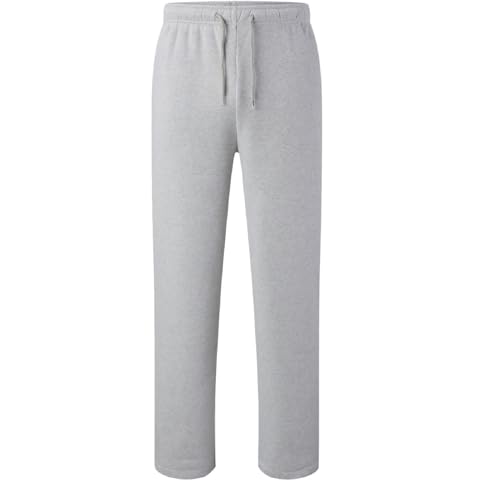Boys Baggy Sweatpants Straight Leg Open Bottom Sweatpants with Pockets Teens Loose Fit Elastic Waist Wide Leg Sweat Pants4