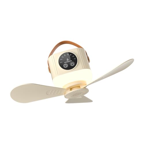 XITEA 静音吊り天井ファン リモートUSB充電ファン付き アウトドアキャンプや屋内用 さわやかな空気 7200mAh/3600mah ポータブルキャンプファン