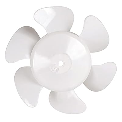 RV Vent Fan Blade White 6" 8" 10" 12" Replacement Fan Blade Round Bore RV Fan Blades for Bathroom Roof Vent Range Hood(6 inches)