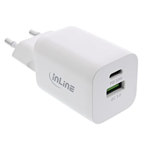 Cargador rápido Inline 31508D ideal para cargar tu teléfono móvil y tablet en la oficina
