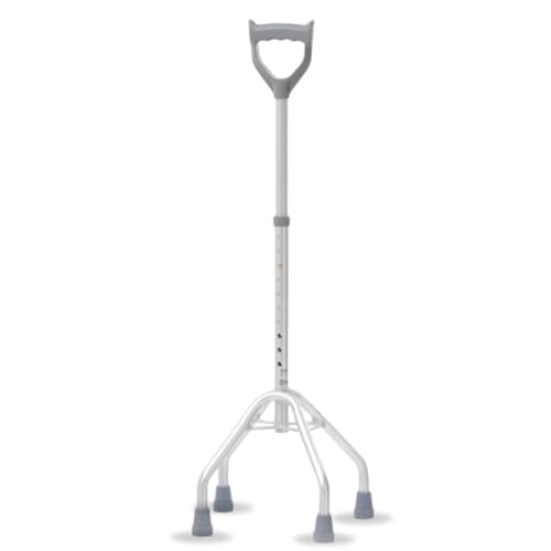 REMEDIA ONE - Bastone per Anziani Quadripode con Manico Chiuso