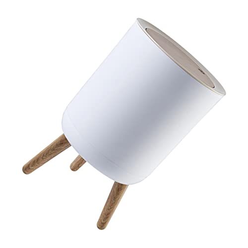 Caneca de Basura Rectangular Blanca para Oficina
