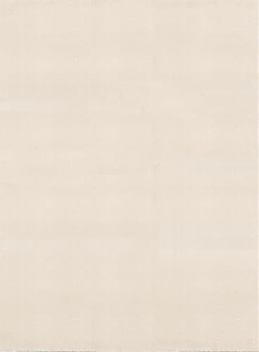 the carpet Cosy – Kuscheliger Fellteppich, Weich & Elegant, Waschbar und Für Fußbodenheizung Geeignet, Öko-Tex Zertifiziert, Hochwertiger Kunstfell Teppich, Beige, 80 x 150 cm – Bild 2