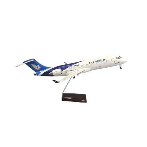 Modelo de avión C909 a escala 1/170 de metal fundido diecast y resina de 47 cm para colección