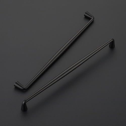 Image of Ravinte 30 Pack 10 Inch Matte Black Kitchen Cabinet Handles Solid Zinc Alloy Cabinet Pulls Cupboard Hardware Drawer Handles