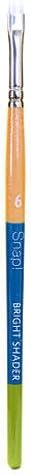 Princeton Snap Brushes (Size: 6) - White Taklon (Bright Shader) 2 pcs sku# 1826110MA
