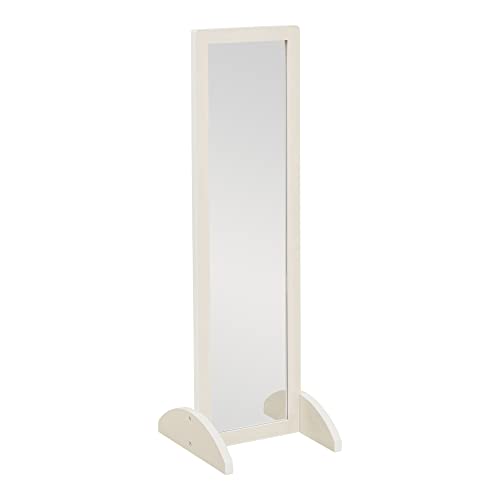 Image of ECR4Kids Double-Sided Bi-Directional Mirror, Kids Furniture, White Wash