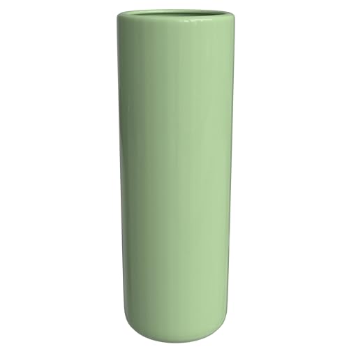 Red Lantern 24" Porcelain Umbrella Stand Celadon