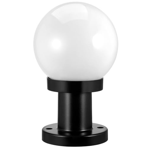 Pantalla redonda de acrílico para columna exterior y decoración de caminos en patios