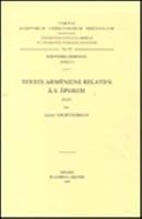 Textes Armeniens Relatifs a S. Ephrem: T. 904290514X Book Cover