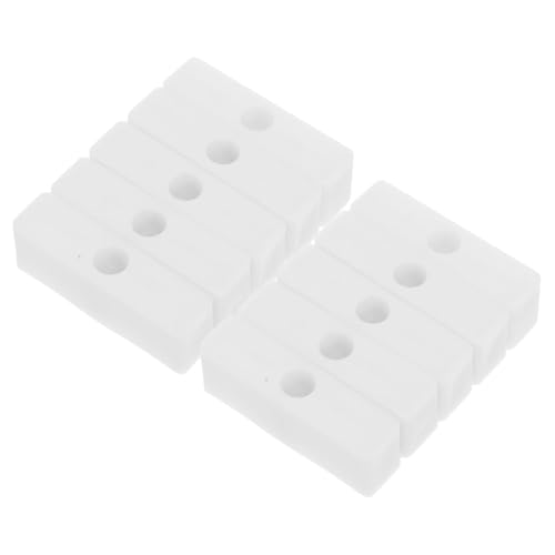 KESYOO 10個 窓用セキュリティバー プラスチック製軽量耐久スライドドアロック 引き戸補助錠 対策 内窓用ストッパー 簡単取付け