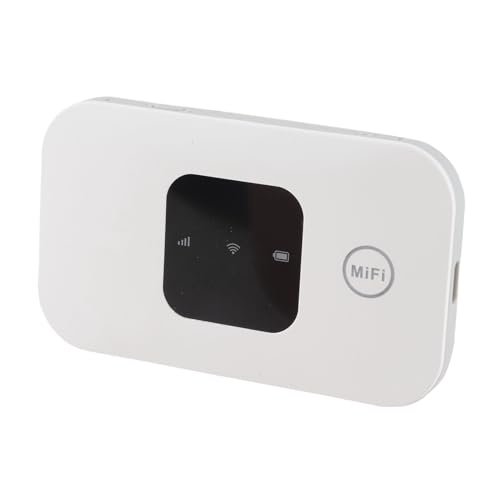 Image of 4G LTE WiFi Hotspot Router, Portable Travel Router with 2100mAh Battery, Connects Up to 10 Users for Cars, Laptops, and Tablets