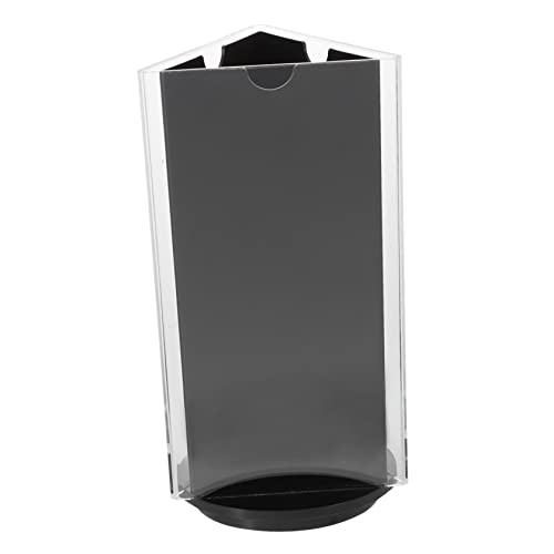 Tofficu Premium Acrylic Sign Holder Rotating Tabletop Display Stand for Vendors