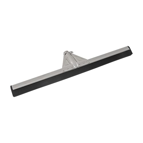 Image of RW Clean Stainless Steel Floor Squeegee - 21 1 /2 inch x 5 inch x 1 1 /2 inch - 1 count box - Restaurantware