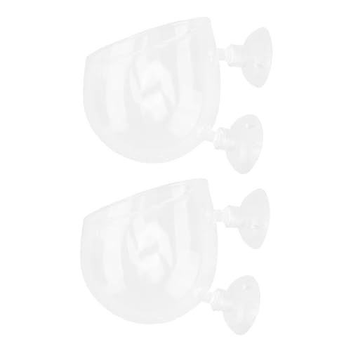 iplusmile 2個 水生植物の盆地 水やり 水槽用の植物 水生植物カップ 水槽の植木鉢 水槽の付属品 プール 水草育成カップ 水草カップ 植栽カップ 水草風景カップ 水草プランターカップ ガラス