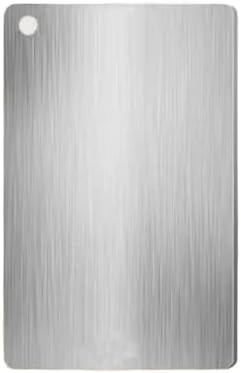 Miniatura 2 de Tabla de cortar de acero inoxidable Tabla de cortar de acero inoxidable Tabla de cortar gruesa de doble cara fácil de limpiar Tabla de masa para