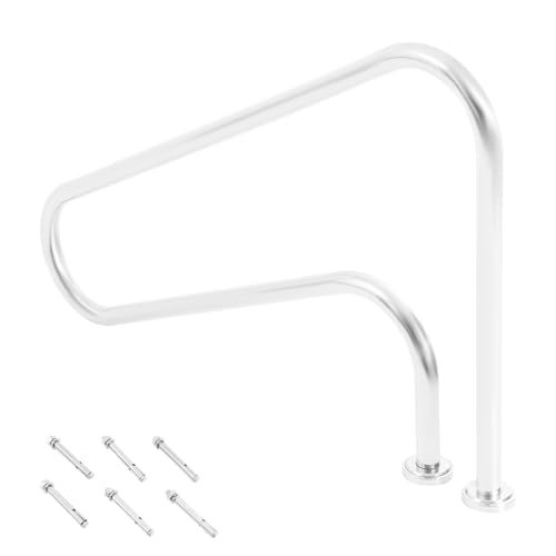 Barandilla para piscina de acero inoxidable 304 50x30 pulg miniatura 1