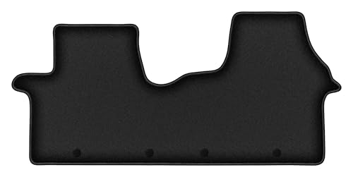 Tapis de voiture en velours haut de gamme avec bordure cuir pour conducteur Fiat Talento