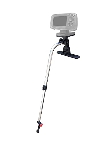 Image of Brocraft Transducer Arm Mount with Universal Mounting Plate /Transducer Mounting Arm with Track System