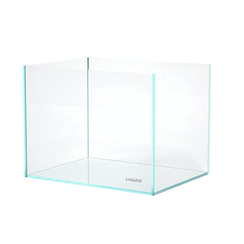 Landen 60P 23 Gallon Rimless Low Iron Aquarium Tank, W23.6×D15.7×H15.7 In(60X40X40Cm) 8Mm Thickness #TOP7