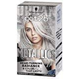 Got2b Metallic Permanent Hair Color, M71 Metallic Silver (Pack of 2)