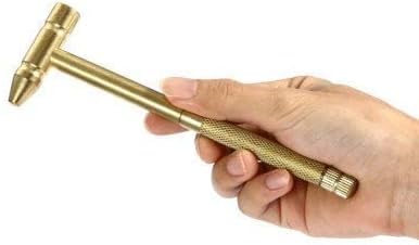 Rangwell NX 6 in 1 Mini Multifunction Copper Hammer & Screwdriver Hand Tools Ideal for Watchmaker Jewelers and Eating Walnuts