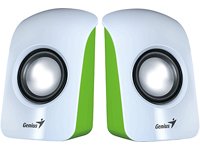Genius SP-U115 White Enceintes PC / Stations MP3 RMS 1.5 W
