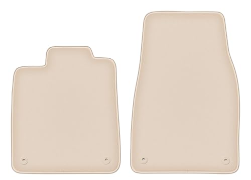 Tapis de voiture pour Audi e-Tron GT en velours beige élégant