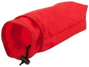 Deck Plate Bag 4" Red with Stainless Steel Ring