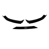 Car Front Bumper Lip Splitter Spoiler Diffuser Body Kits Compatible For VW Polo MK5 6R TSI TDI Standard 2009-2014 Pre‑Facelift Black Tuning