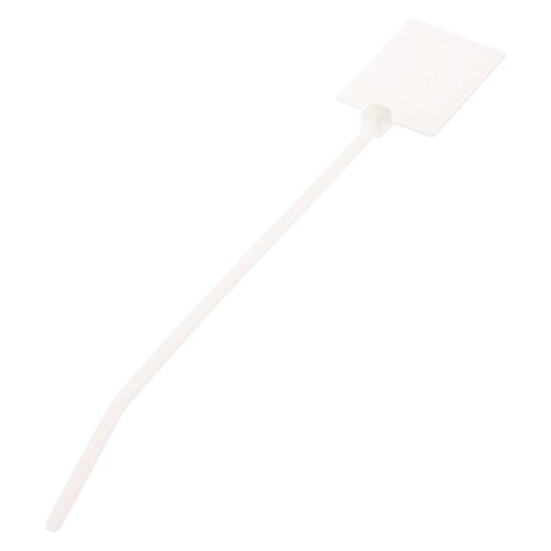 Panduit PLF1MA-C Pan-Ty Marker Flag Tie, Flag Type, Miniature Cross Section, 18lbs Min Tensile Strength, .87" Max Bundle Diameter, .76 x 1.04" Marker Write On Area, .045" Thickness, .098" Width, 5.1" Length (Pack of 100) image 3