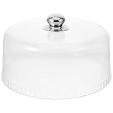 Transparente tortenglocke: die klaren und schlichten formen sind sehr stilvoll und großzügig und eignen sich für alle arten von anlässen