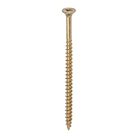 TIMCO Solo Chipboard & Woodscrews - Gold - Box of 100 Cover