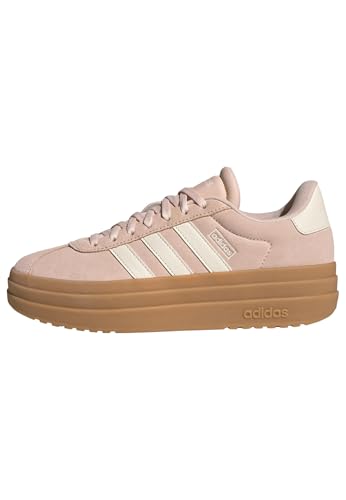adidas Femme VL Court Bold Shoes, Blush Pink/Off White/Gum 3, 38 EU