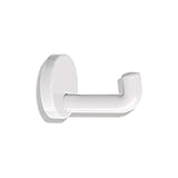 rechtwinklig gebogener, zylindrischer Haken mit Befestigungsrosette