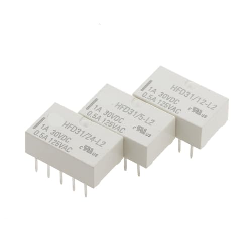 Relais HFD31 24V L2S bistable SMD miniature pour circuits imprimés de haute précision